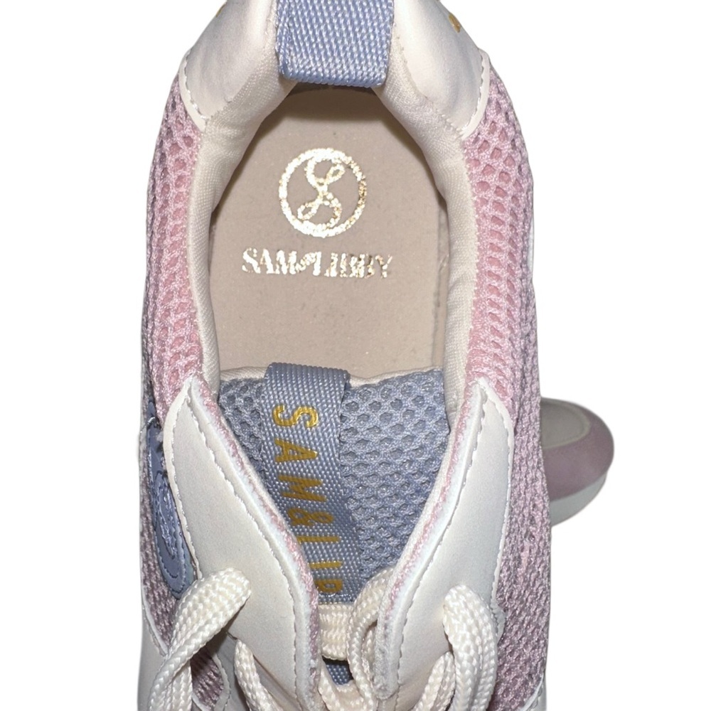 Stylish Women's Sneakers in Pink and Cream, Sam and Libby, Size 7 - Picture 6 of 6